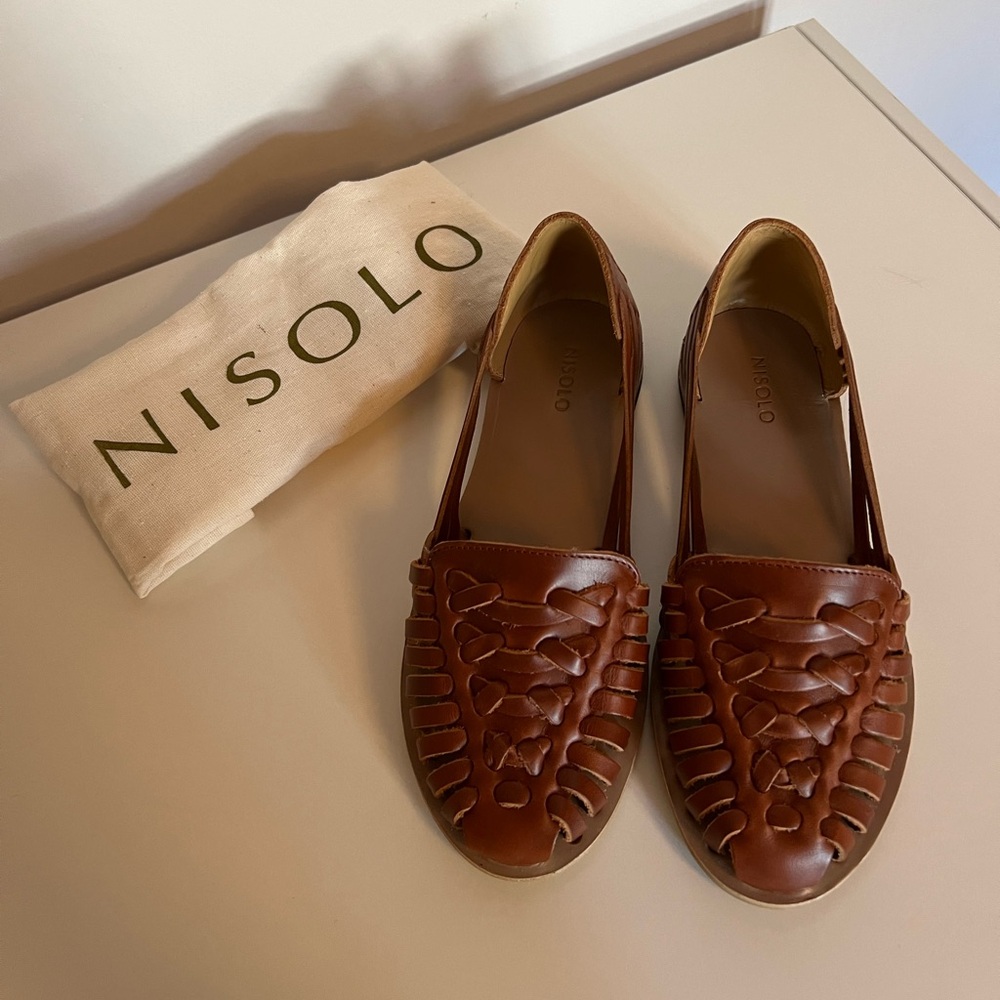 Nisolo Brown Leather Sandals
